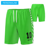 STRIDE SHORTS 9 - GREEN